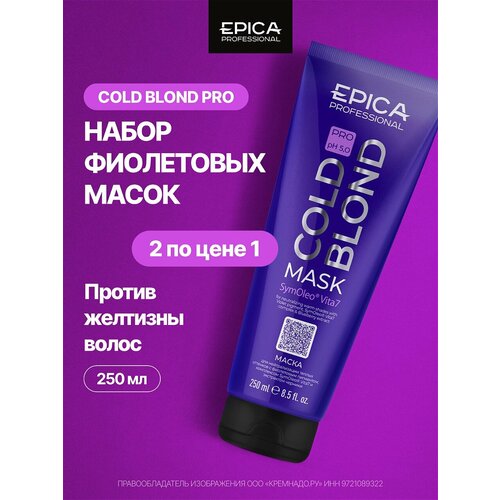 EPICA PROFESSIONAL Маска для нейтрализации теплых оттенков 250 мл 864₽