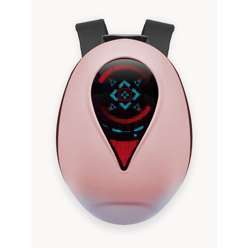 Рюкзак SEA HEART, пиксельный, с LED-экраном, водонепроницаемый, розовый, 20л, для мотошлема