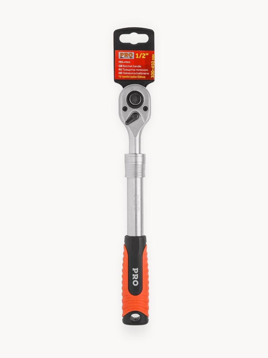 Трещотка 1/2" 72 зуба 300-450 мм PRO STARTUL (PRO-47012)