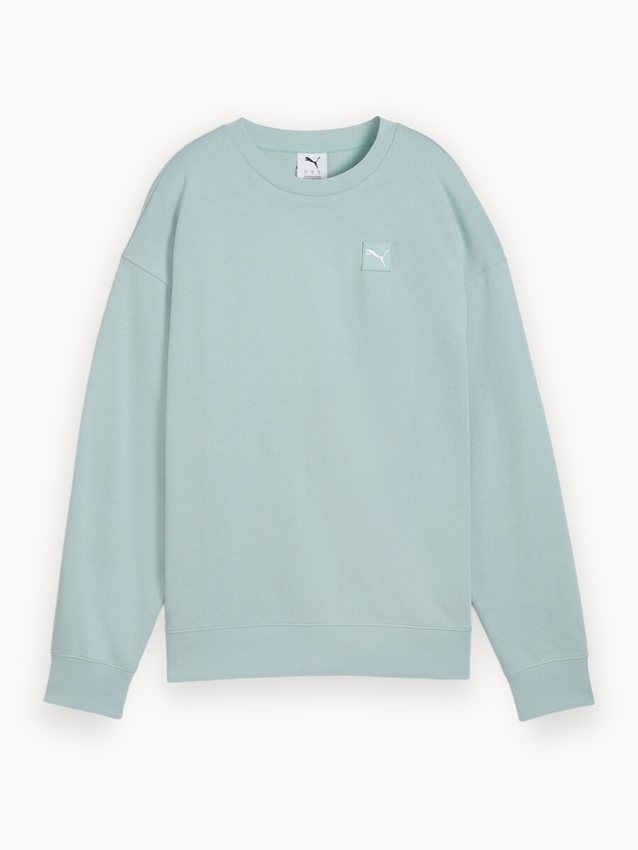 Свитшот PUMA ESS ELEVATED Comfort, размер XS, , бирюзовый