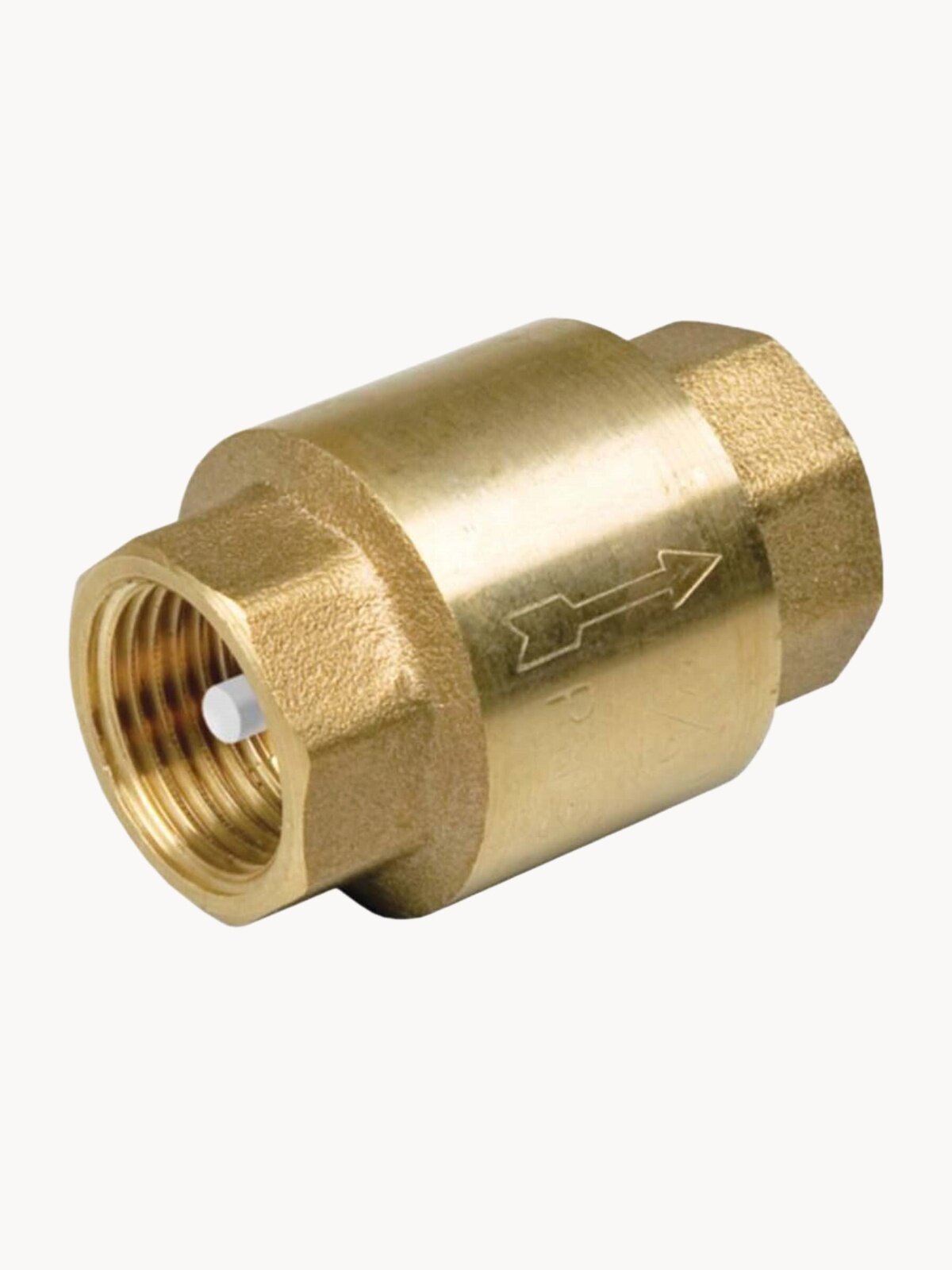 Клапан обратный 1/2" пружинный, латунь/пластик/сталь, MasterProf