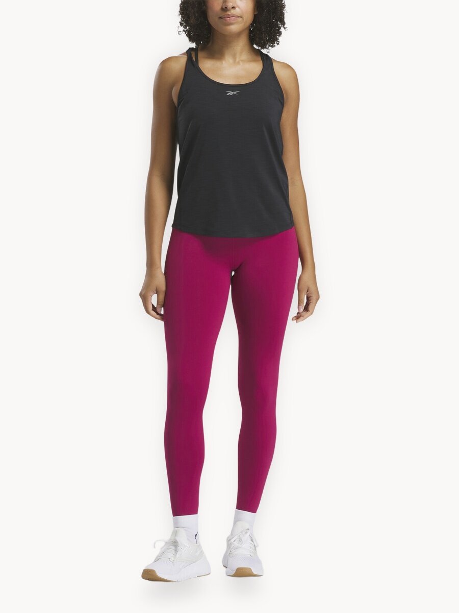 Легинсы спортивные Reebok Id train hr ticht, размер M INT, бордовый