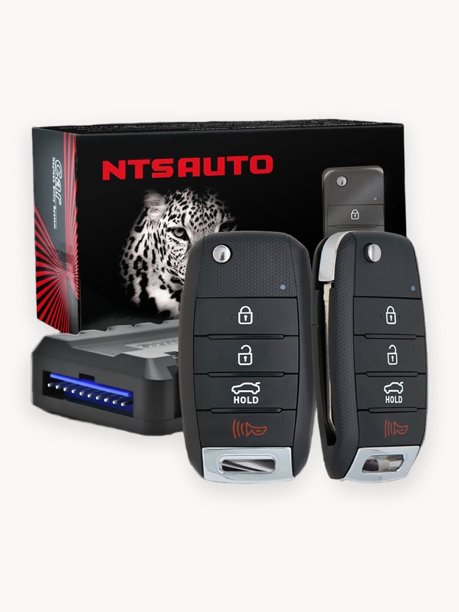 Центральный замок для автомобиля с пультом, блок управления центральным замком с ключом, личинка Hyundai/Kia