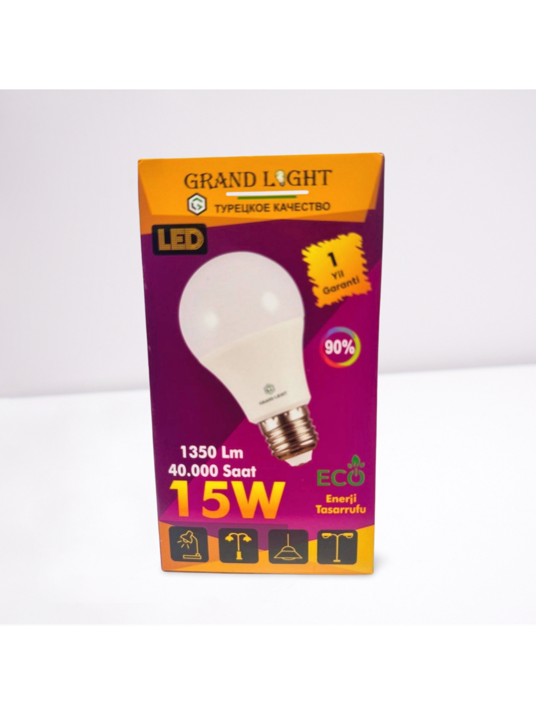 Лампа 'GRAND LIGHT' LED 15W 6000K