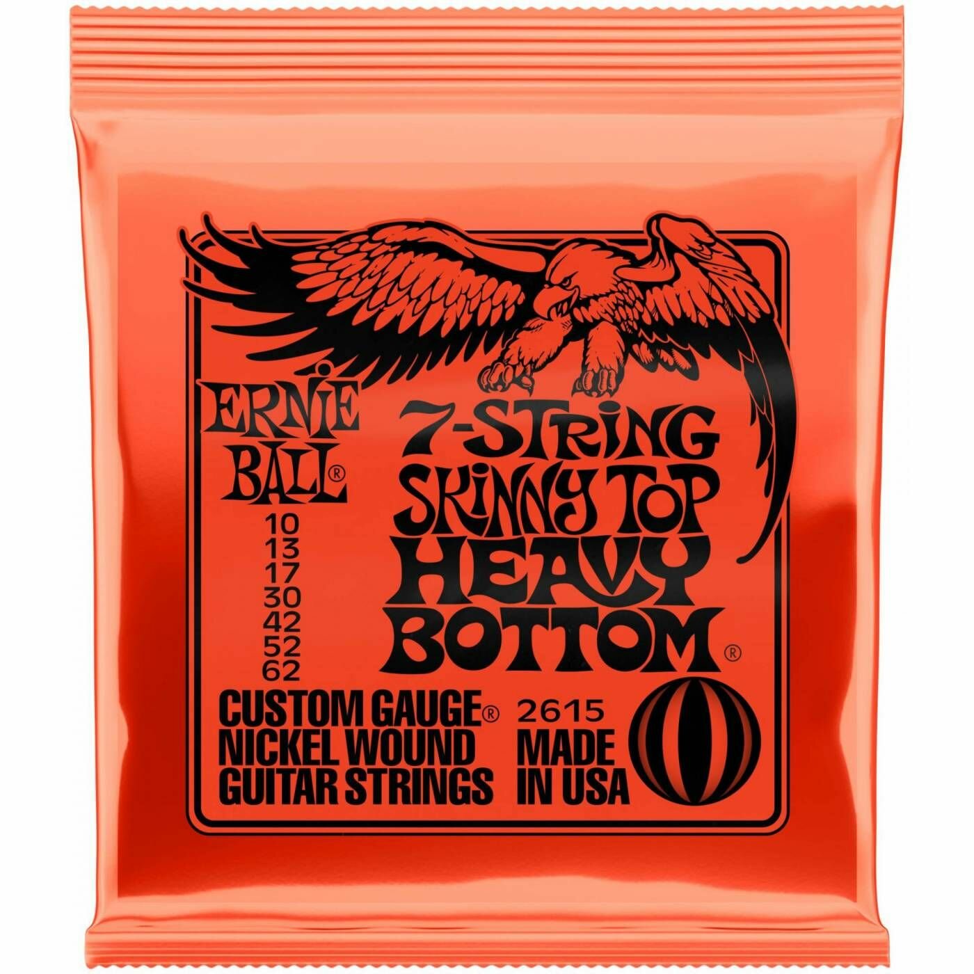 Комплект струн для электрогитары Ernie Ball 10-62 2615 (7 струн)