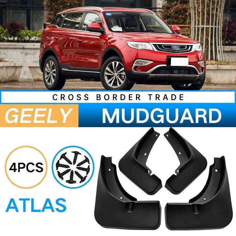 Крыло автомобильное, арт. 2016-2021 года Geely Atlas, Автомобильные брызговики