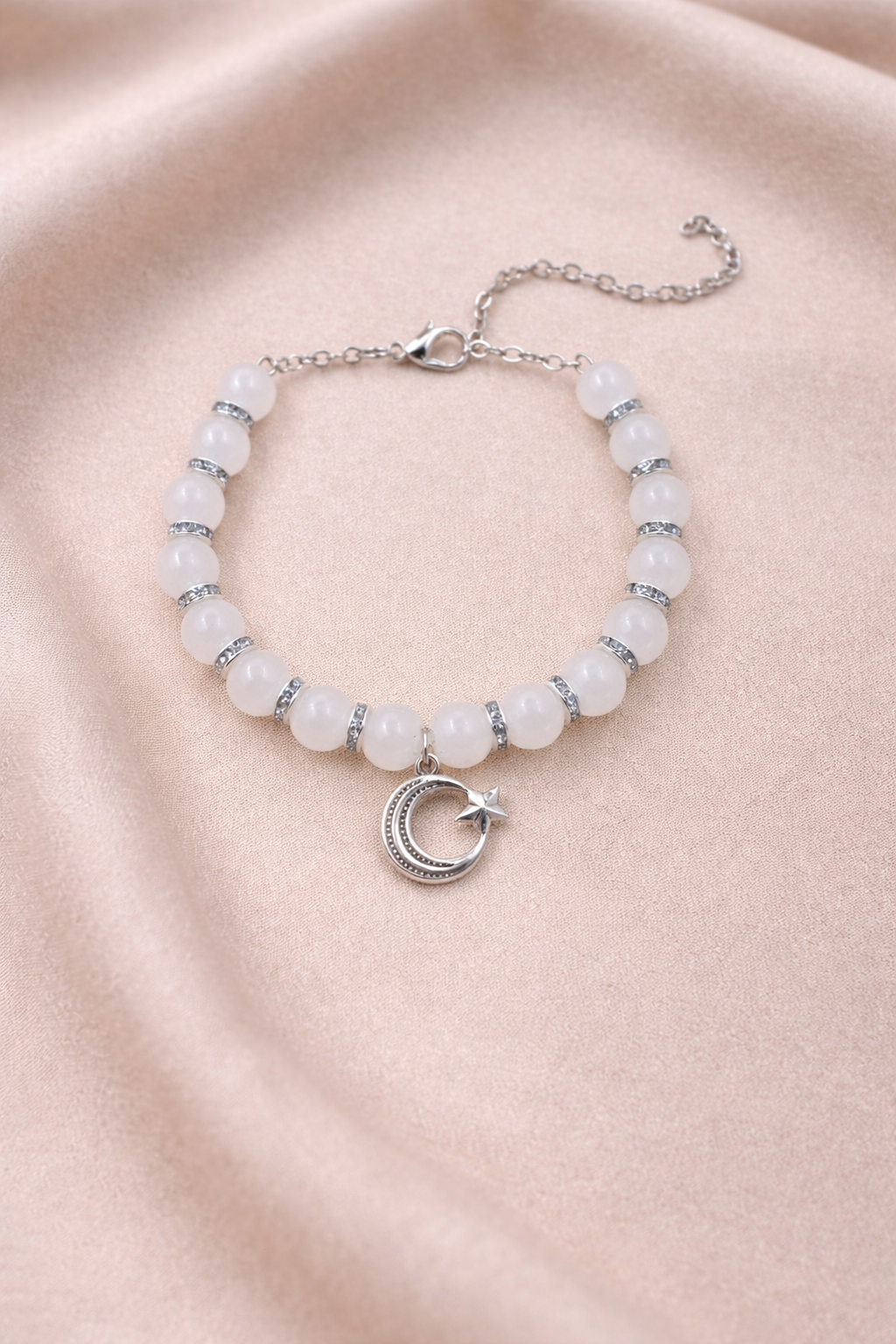 Браслет, искусственный камень