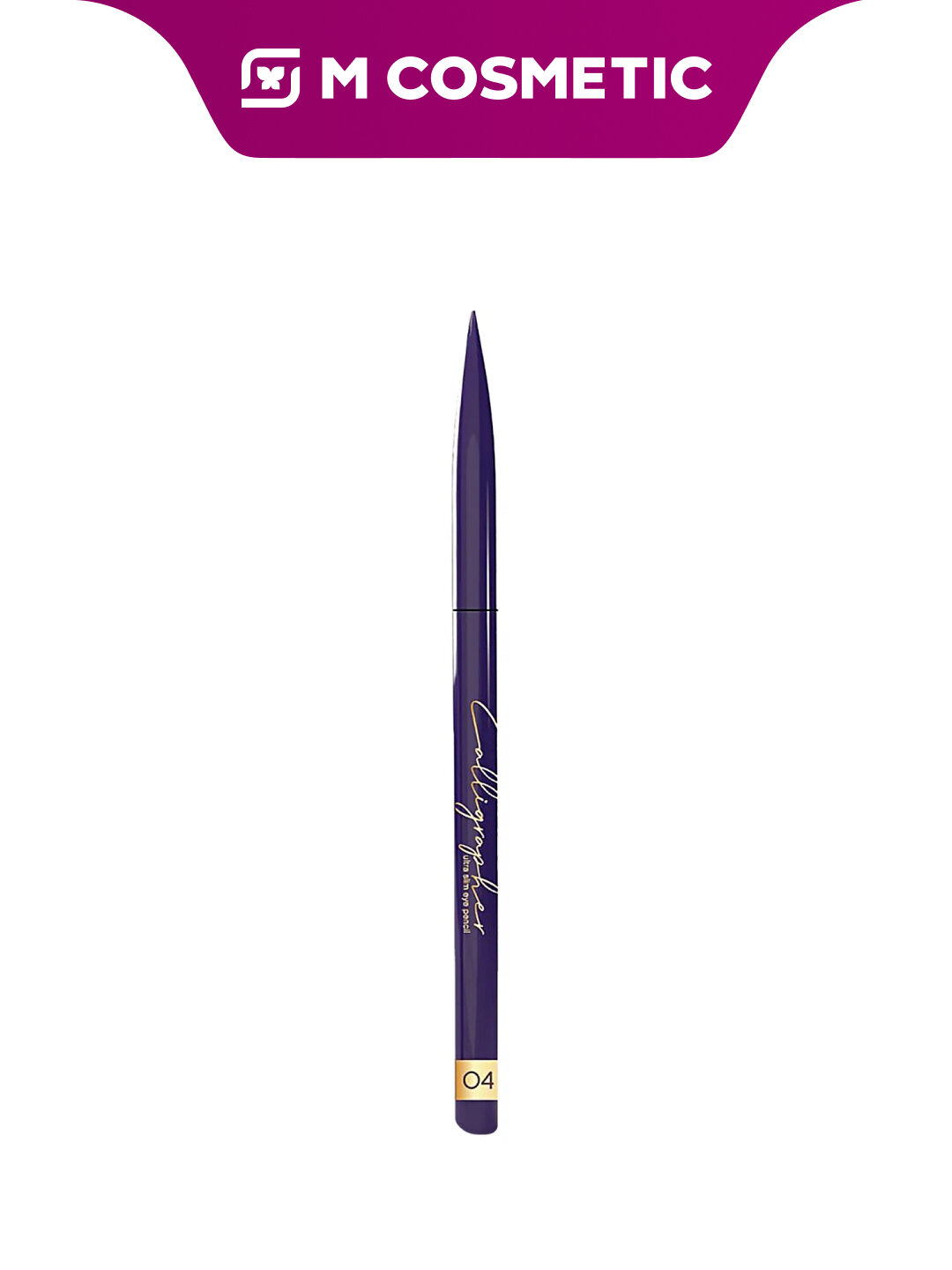 Карандаш для глаз Vivienne Sabo "Calligrapher" T04, водостойкий, ультратонкий, фиолетовый