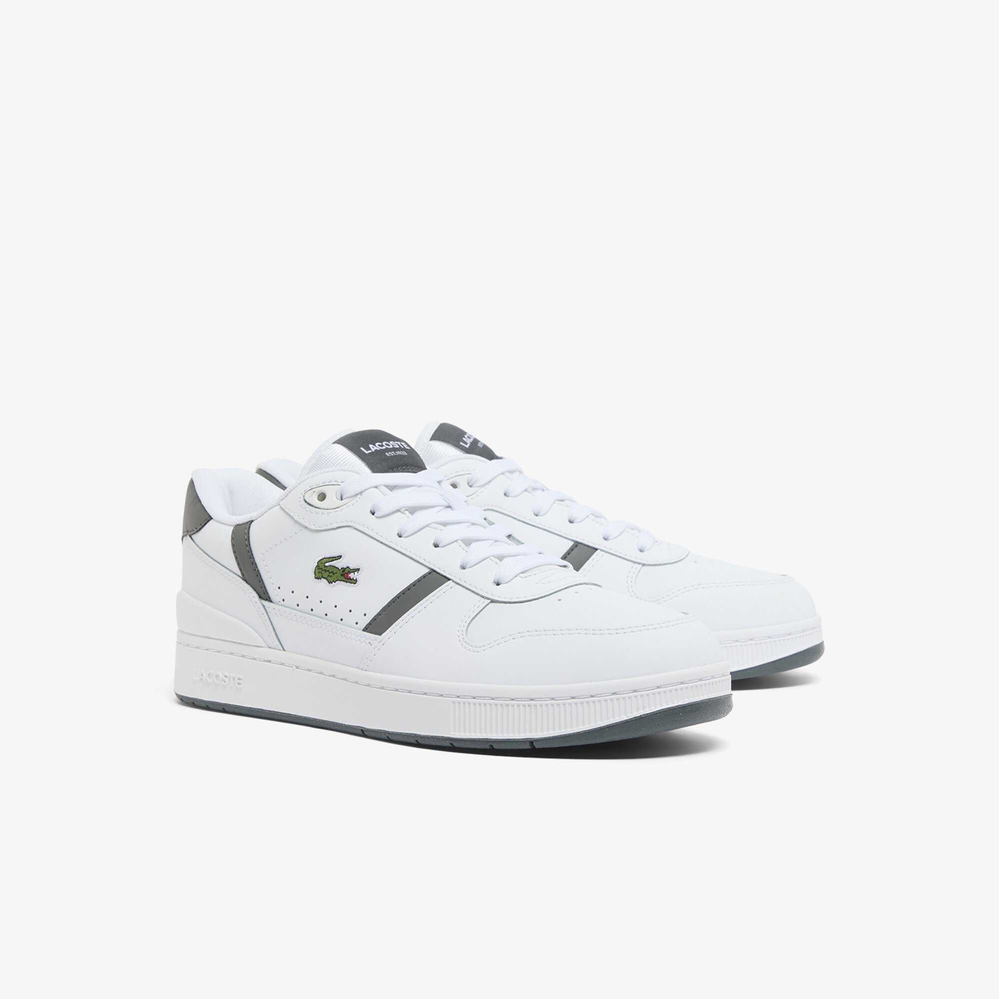 Кеды LACOSTE, размер 9,5 UK, белый — фото 1