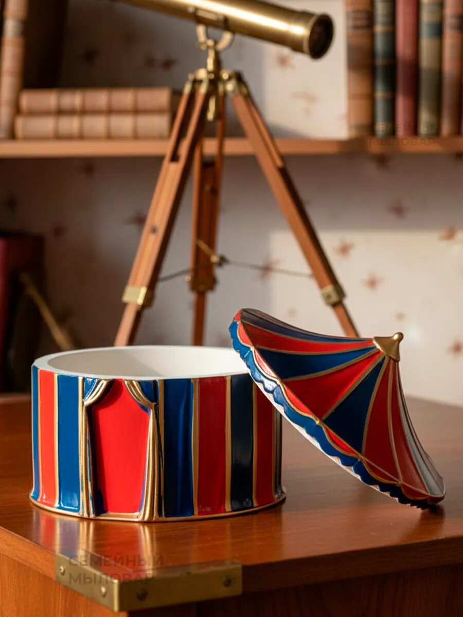 Силиконовый молд для гипса шкатулка - Цирковой шатёр — фото 1