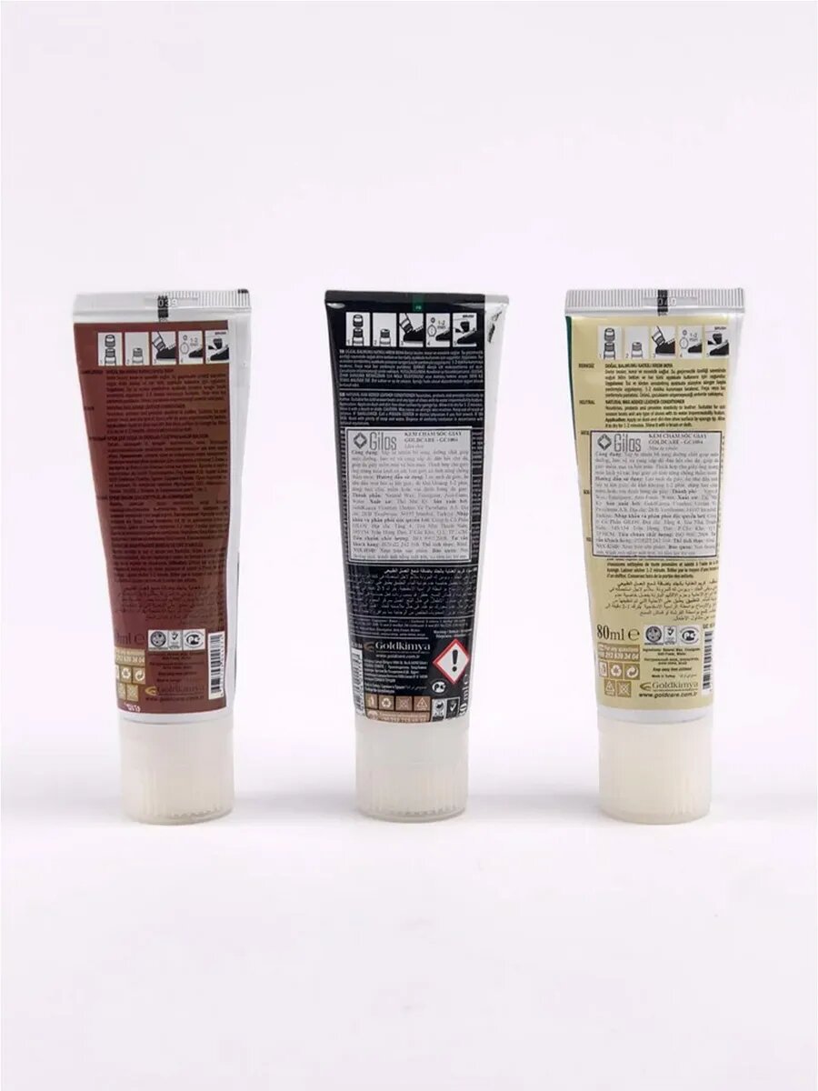 Крем для обуви 80мл Темно Коричневый — фото 1