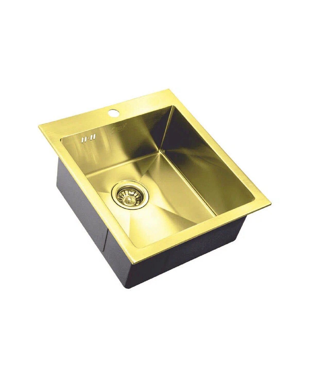 Мойка кухонная Zorg Inox Pvd SZR-4551 bronze, PVD покрытие бронза, плоский кант сверху, толщина 1,5 мм