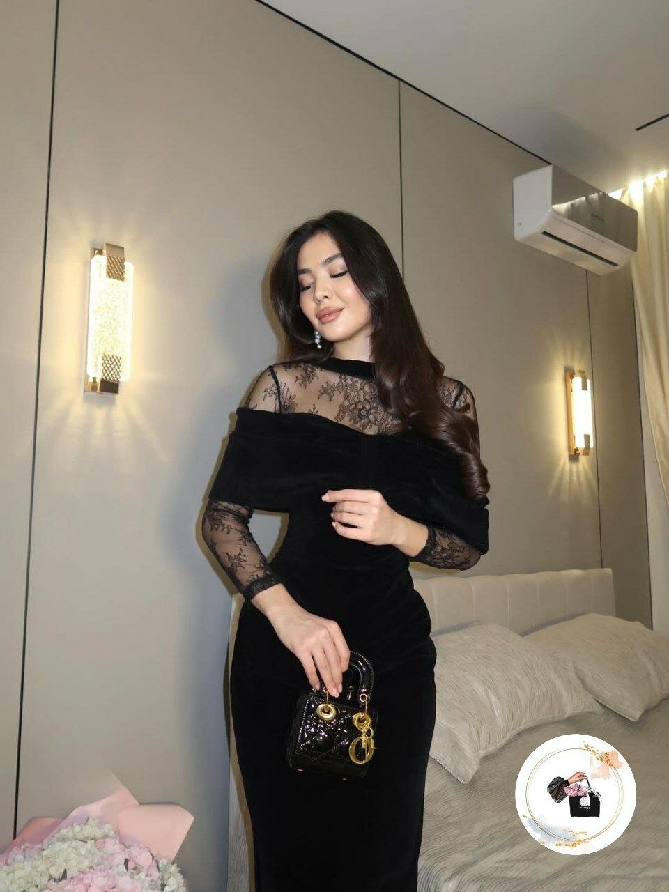 Платье  250, размер 23, 04M черный — фото 1