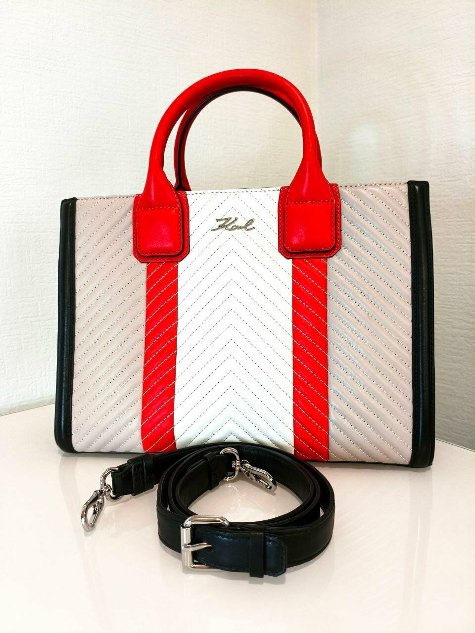 Сумка тоут K\KLASSIK QUILTED MULTI TOTE