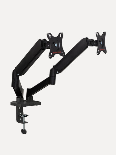Изображение товара Настольный кронштейн для двух мониторов, 17-32", 2*9 кг - ARM MEDIA LCD-T23 BLACK