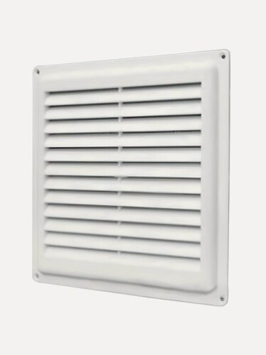 Изображение товара Решетка вентиляционная пластик, 350х350 мм, с сеткой, Event, Э3737Н