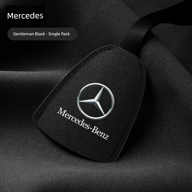 Сиденье задней части автомобиля с кожаным покрытием, логотип Mercedes-Benz, черный цвет, один экземпляр для моделей