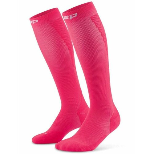фото Гольфы компрессионные cep core run socks, tall, 5.0, размер iv, розовый