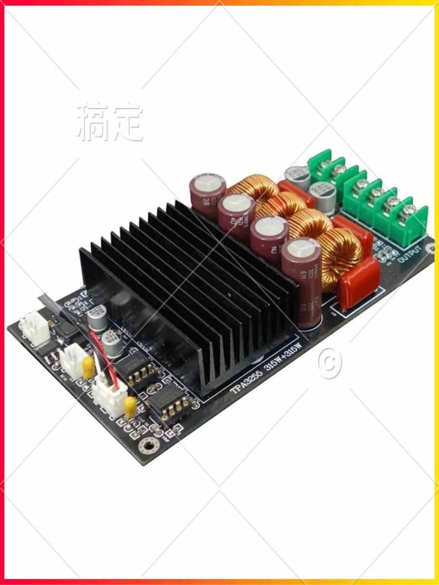 Новая модернизированная плата усилителя HiFi высокой мощности TPA3255 SAMP-100 2X300 Вт, 600 класса D. класс D усилитель 2x300 Вт 600 Вт HiFi