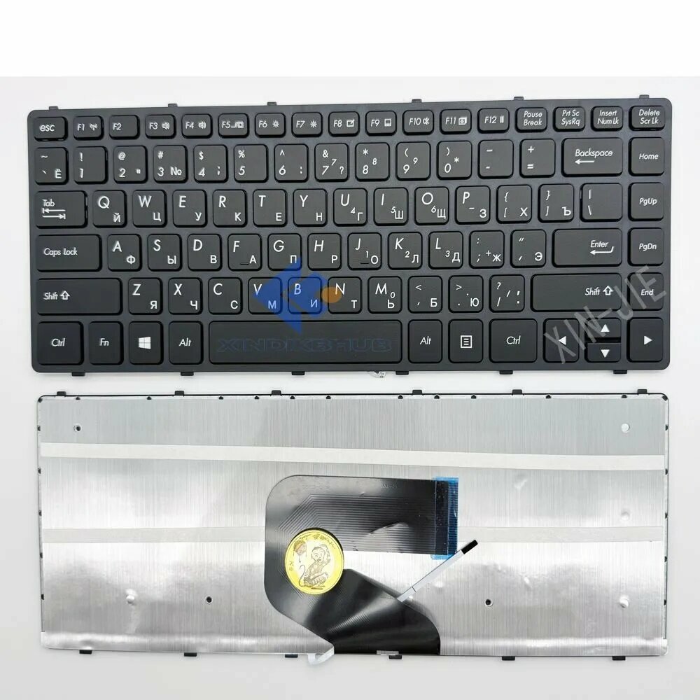Новая клавиатура для Getac S410 S410 G1 G2 G3 S410V Volkswagen 6150e Черная клавиатура с рамкой с подсветкой