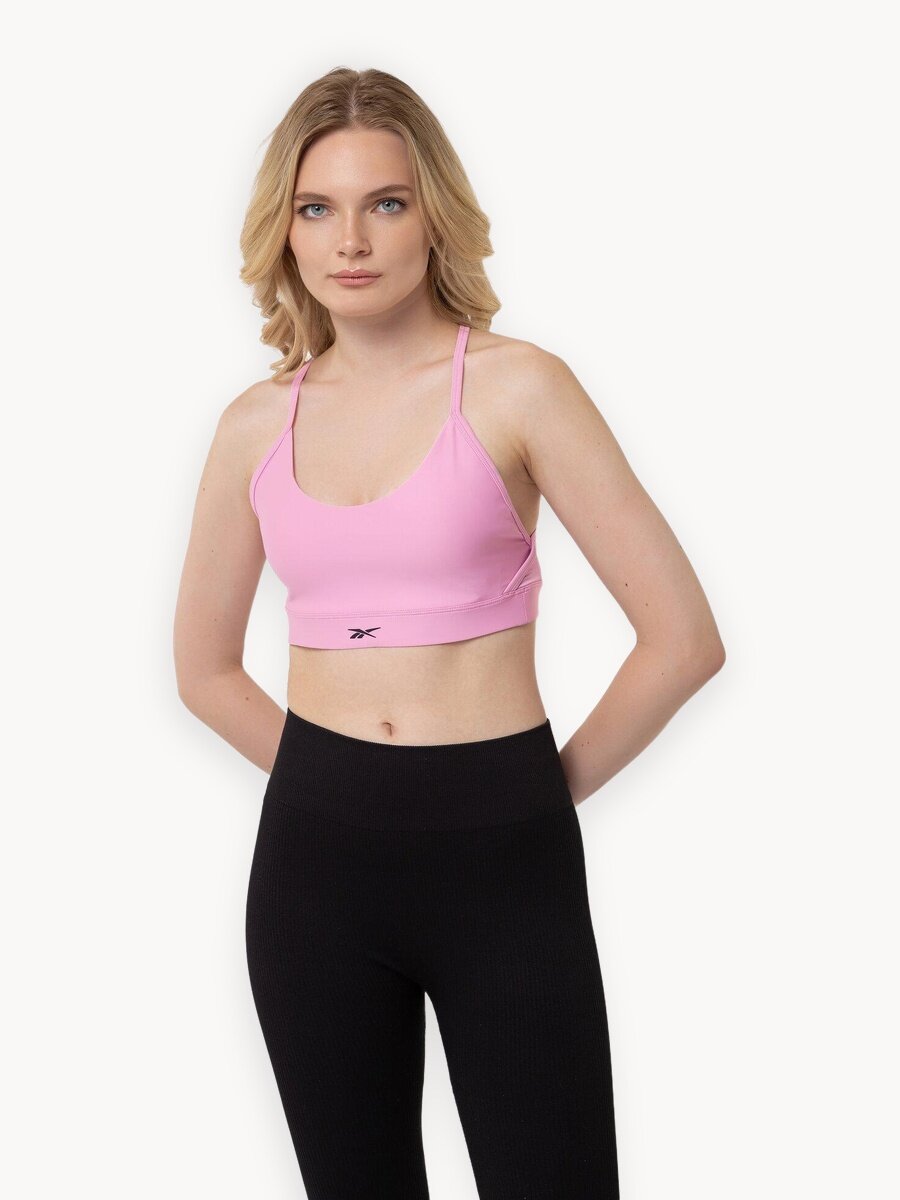 Топ спортивный Reebok Lux Strappy, размер XL/S, розовый