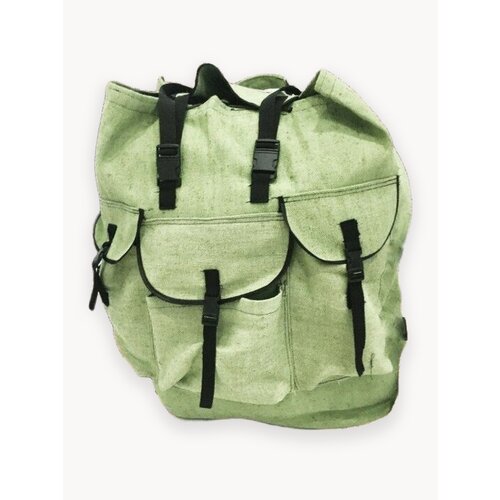 Туристический брезентовый рюкзак 60 литров / для рыбалки / для охоты / для отдыха на природе