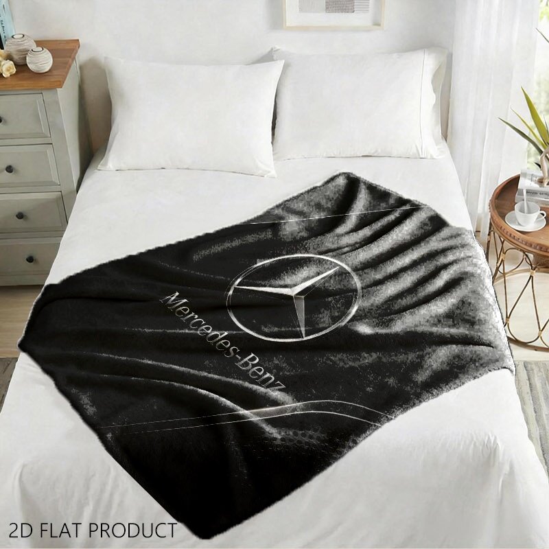 Mercedes-Benz плед из флиса с кашемиром