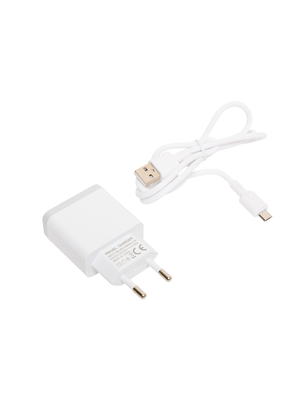 Зарядное устройство, кабель Type-C, с быстрой зарядкой power quick charge 3.0 (V8) — фото 1