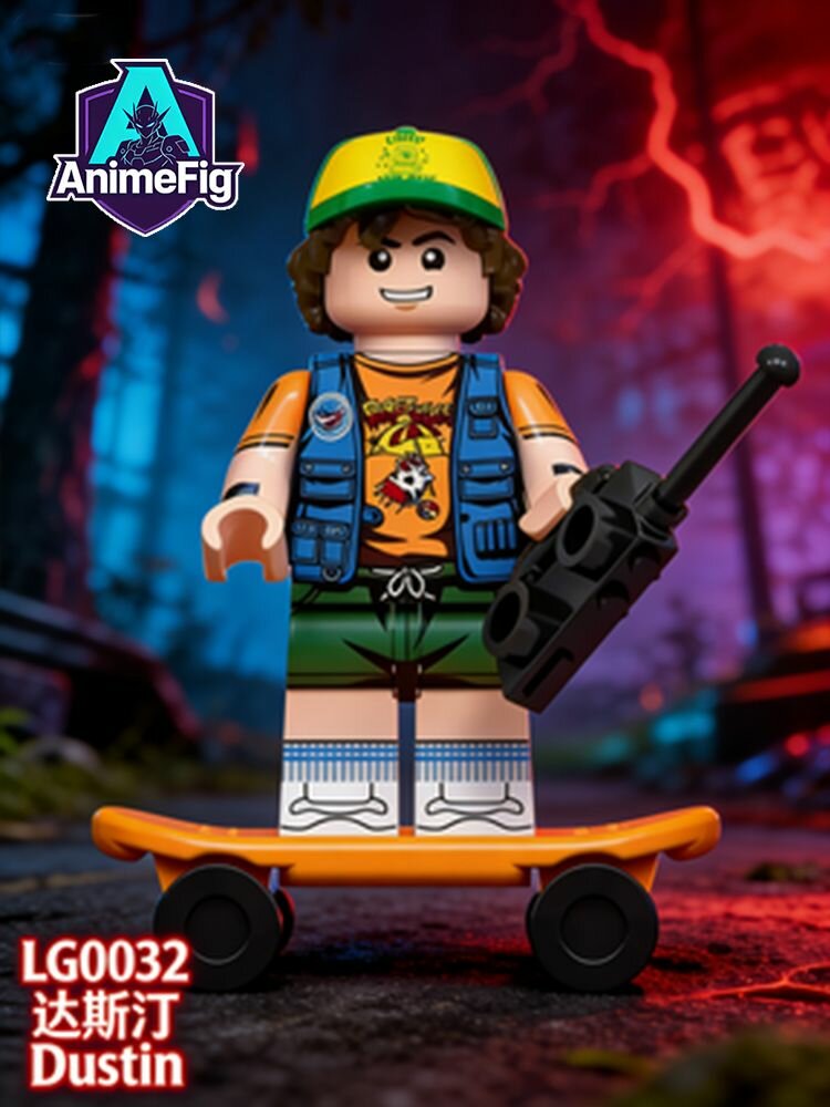 AnimeFig Набор минифигурок и блоков Очень странные дела конструктор для сборки сцен (Stranger Things)