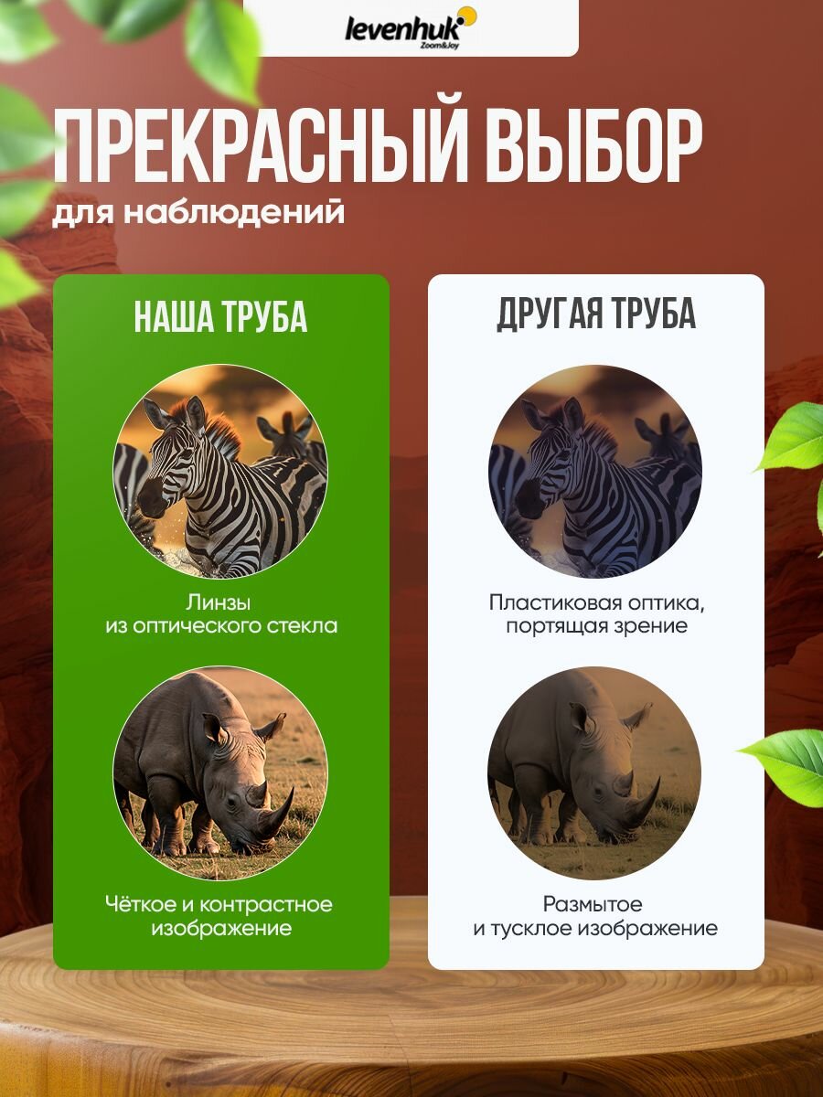 Зрительная труба Levenhuk Blaze PLUS 60 мощная с влагозащитой — фото 1