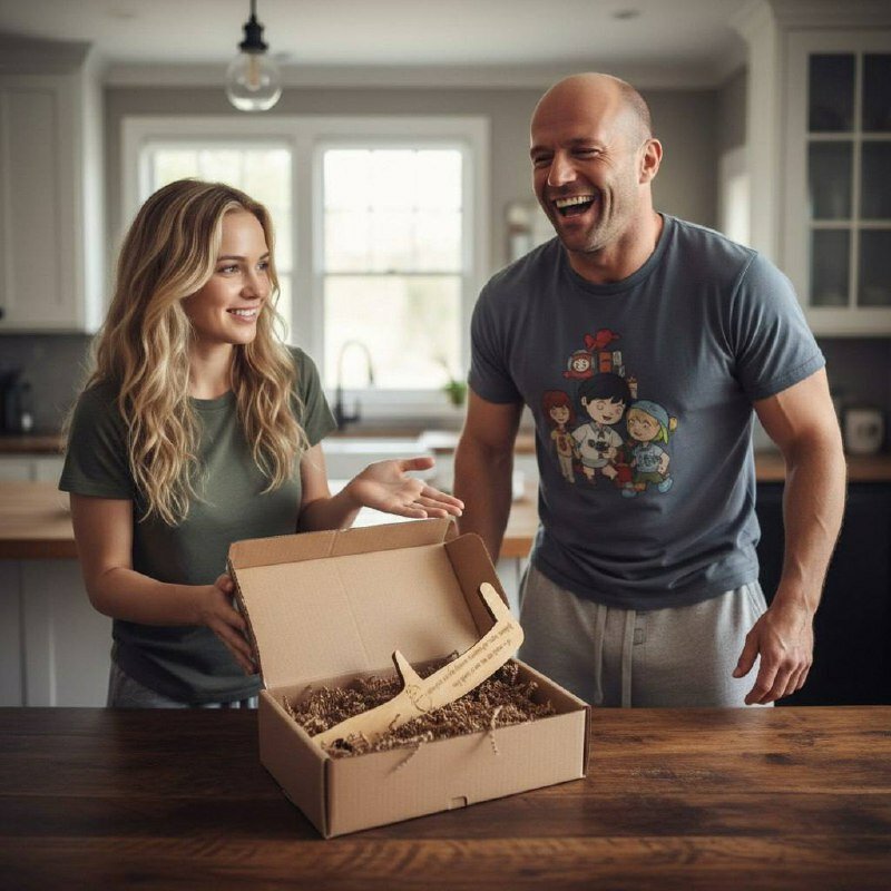 Расческа для лысых с цитатой Стэтхэма/ Подарок - прикол открытка на День рождения 23 февраля для друзей и коллег