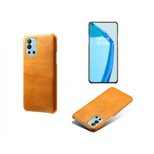 фото Чехол-накладка mypads для oneplus 9r из кожи, оранжевого цвета, универсальный