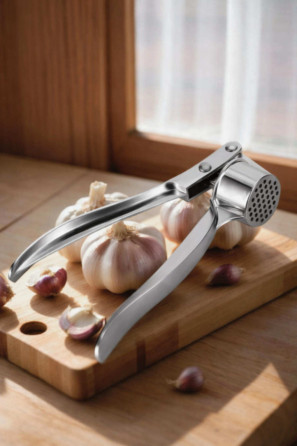 Пресс для чеснока металлический – Чеснокодавка ручная, измельчитель для кухни