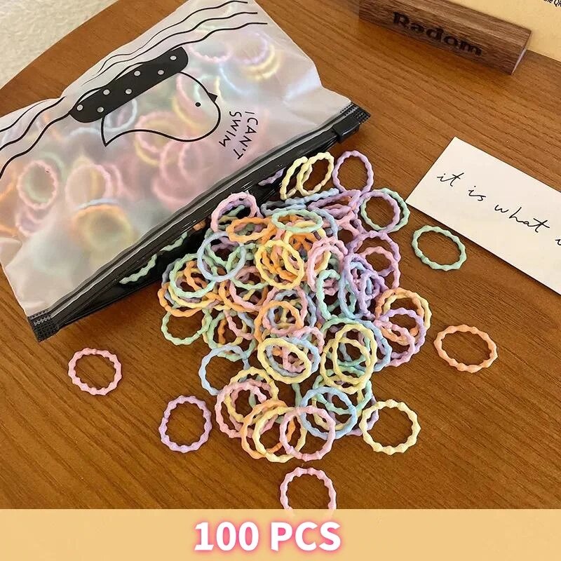Резинки для волос 100pcs-C