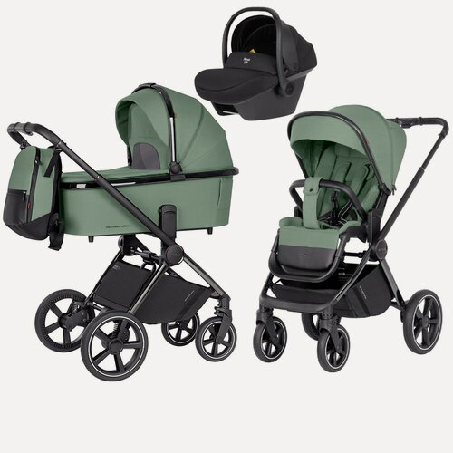 Изображение товара Коляска 3 в 1 CARRELLO Ultimo Fern, автокресло, поворотные колеса