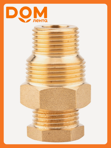 Изображение товара Сальник с двойной резьбой 1/2 и 3/4 для ввода кабеля в трубу PROconnect