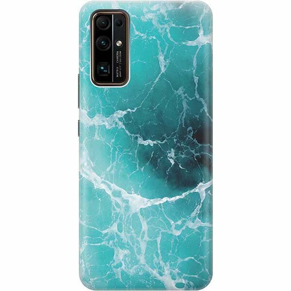 Ультратонкий силиконовый чехол-накладка для Honor 30 с принтом "Лазурный океан"