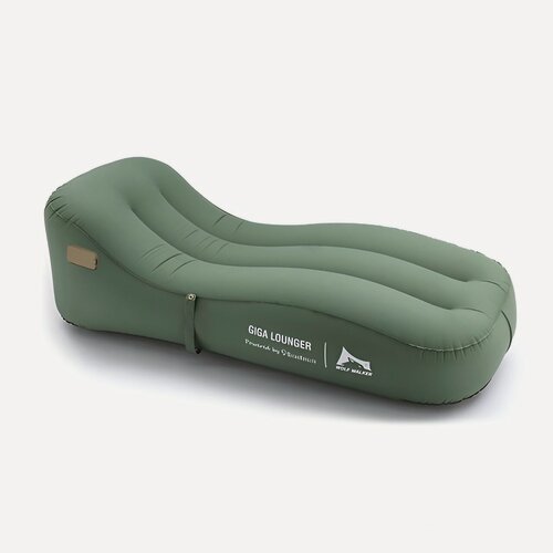 Изображение товара Надувной шезлонг, матрас с встроенным насосом "Giga Lounger" Green