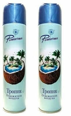 Romantica Освежитель воздуха Романтика Тропик, 300 мл, 2 шт