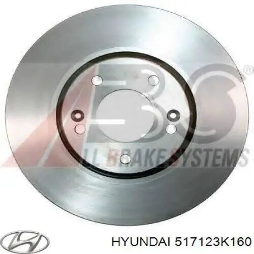Диск тормозной передний HYUNDAI i40/iX35/Sonata/Tu