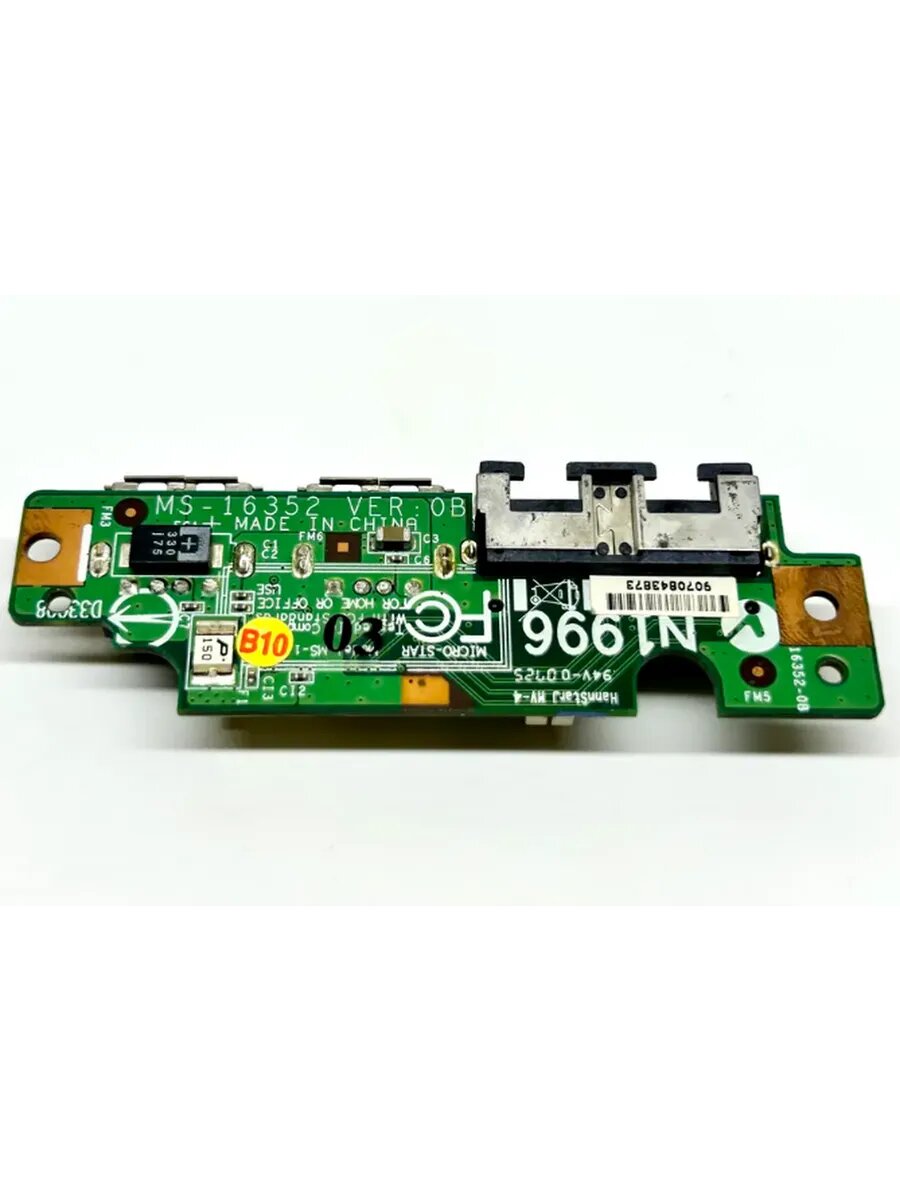 Плата USB разъемов + LAN разъем для ноутбука MSI VR610