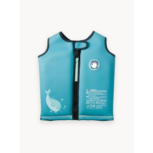 Жилет для плавания детский размер S, от 1 до 2 лет, 11-13 кг, (объем груди/живота до 45 см). Плавательный терможилет для детей