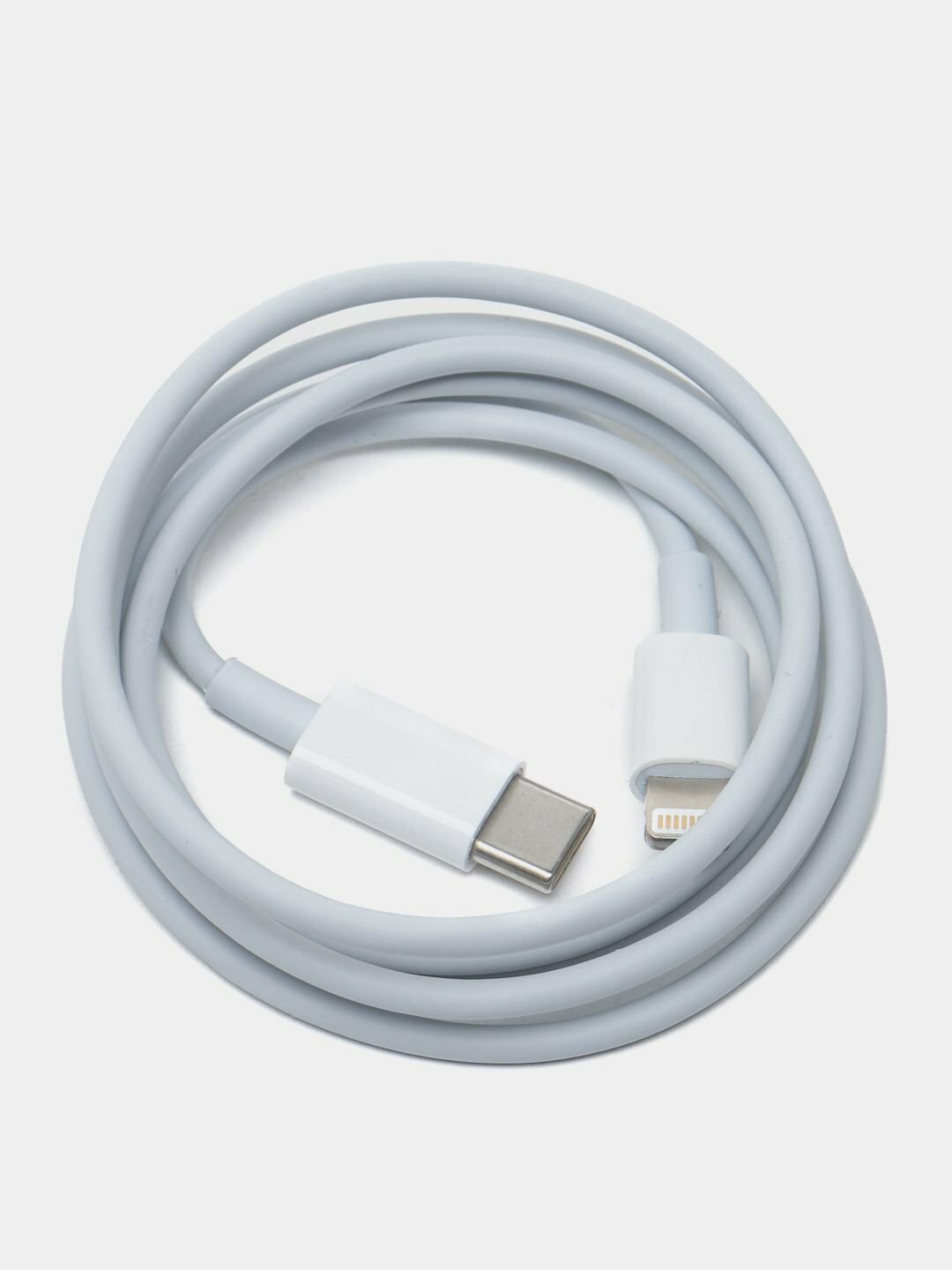 Кабель Apple USB-C-Lightning, для iPhone, быстрая зарядка, 1м, белый — фото 1