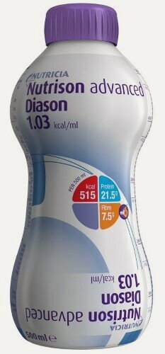 Изображение товара Нутриция нутризон эдвантс диазон смесь энтер 500мл