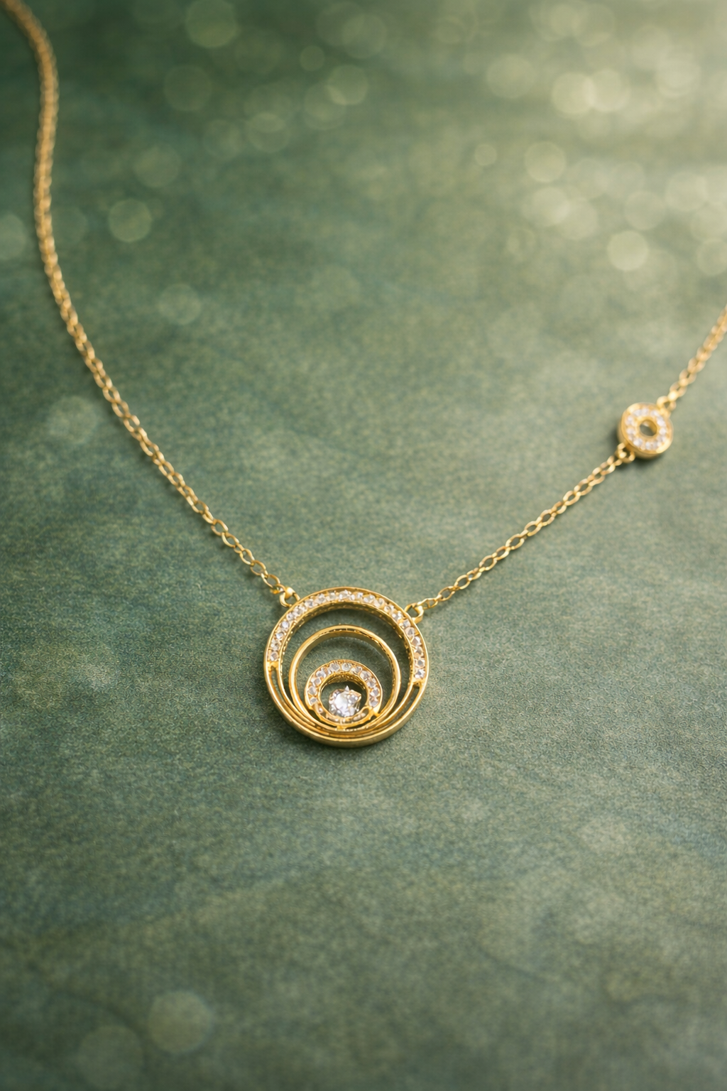 Цепь, 1 шт., длина 40 см, золотистый — фото 1