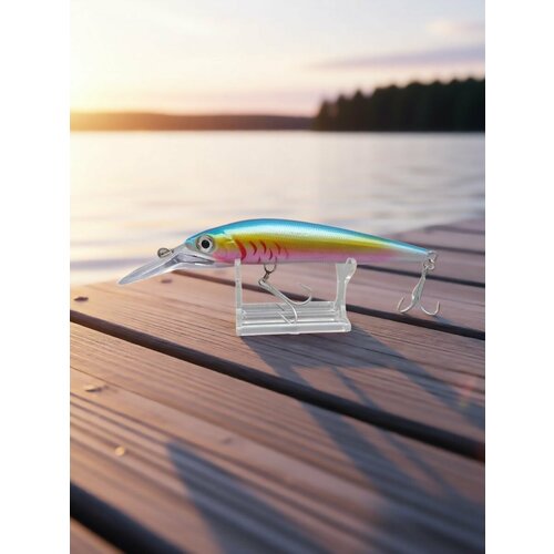 Воблер 140мм+лопатка 40мм 40гр. Для ловли щуки и судака на глубине до 8-10метров.17ср