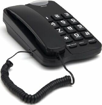 Телефон проводной вектор 545/07 BLACK