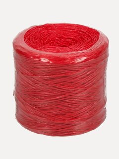 Изображение товара Шпагат полипропиленовый красный 1 кг 1600 текс для хозяйственных нужд и упаковки товаров российского производства