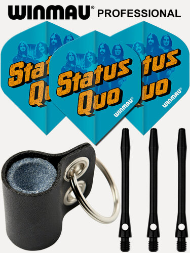 Изображение товара Набор аксессуаров для Дартс Winmau (Точилка для дротиков, хвостовики, оперения)
