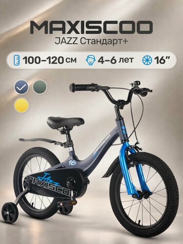 Изображение товара Велосипед детский двухколесный Maxiscoo JAZZ Стандарт 16 (2026) MSC-J1653